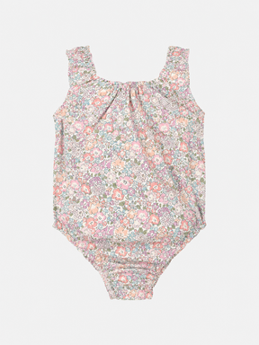 Costume Intero Cotone Bambina Liberty Michelle Rosa