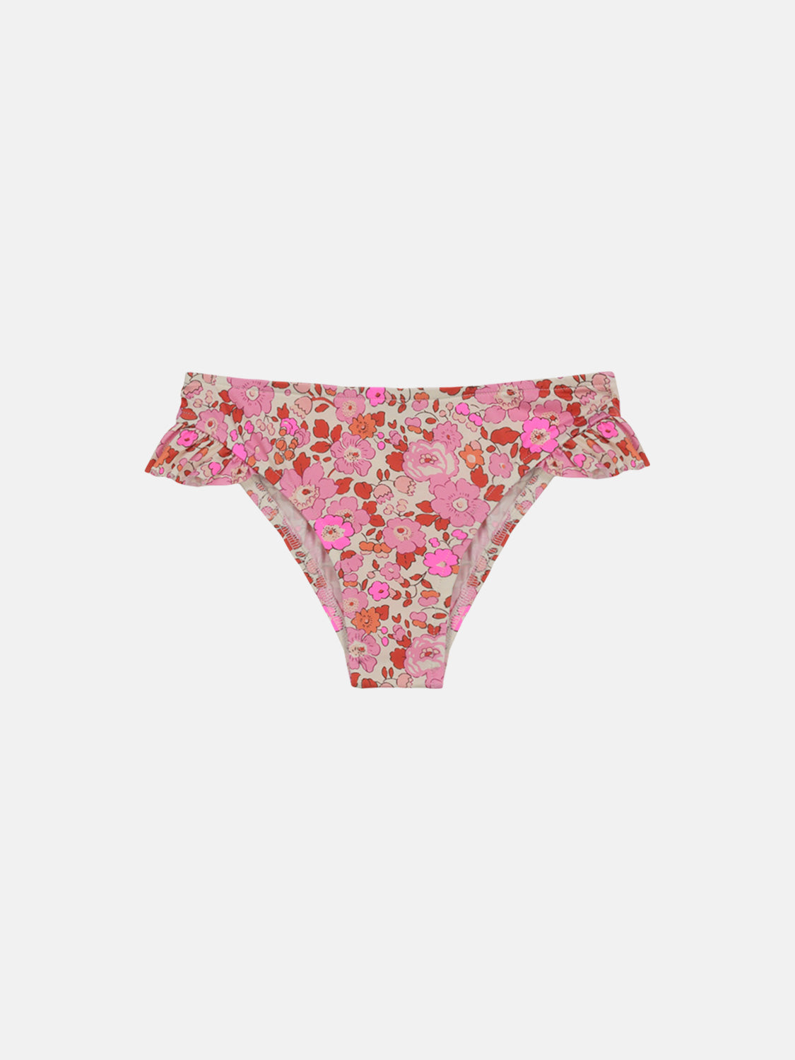 Costume Rouches Giro Gamba Lycra Liberty Betsy Fluo Fuxia