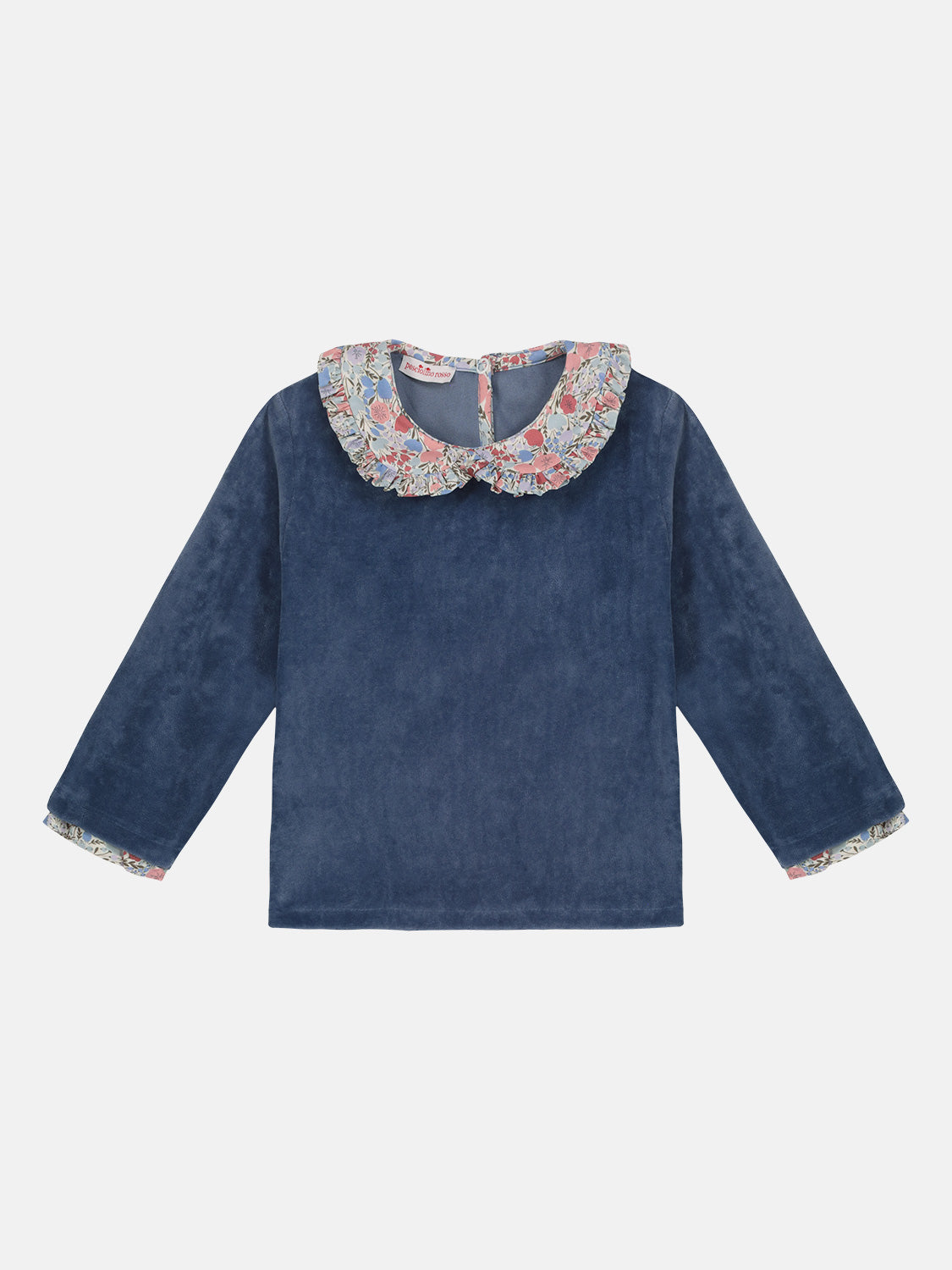 Felpa C/Peter-Pan Ciniglia Jeans