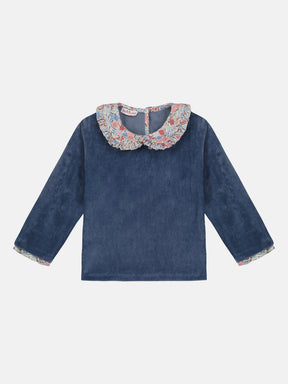 Felpa C/Peter-Pan Ciniglia Jeans