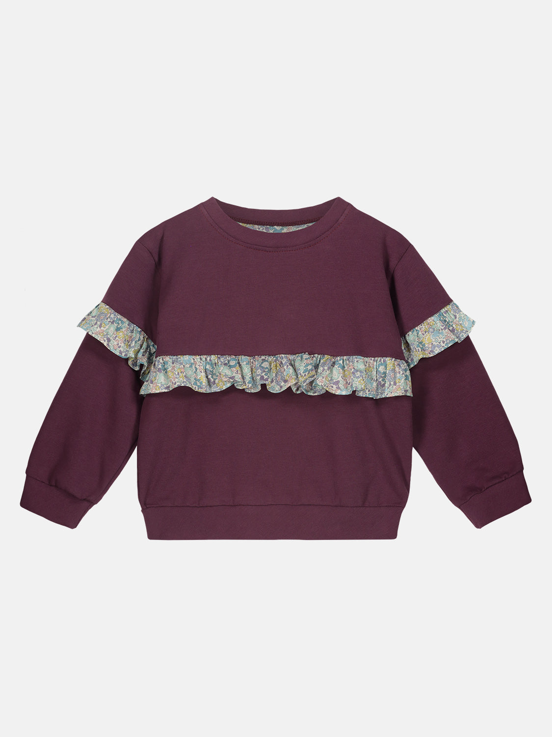 Felpa Rouche Aubergine New