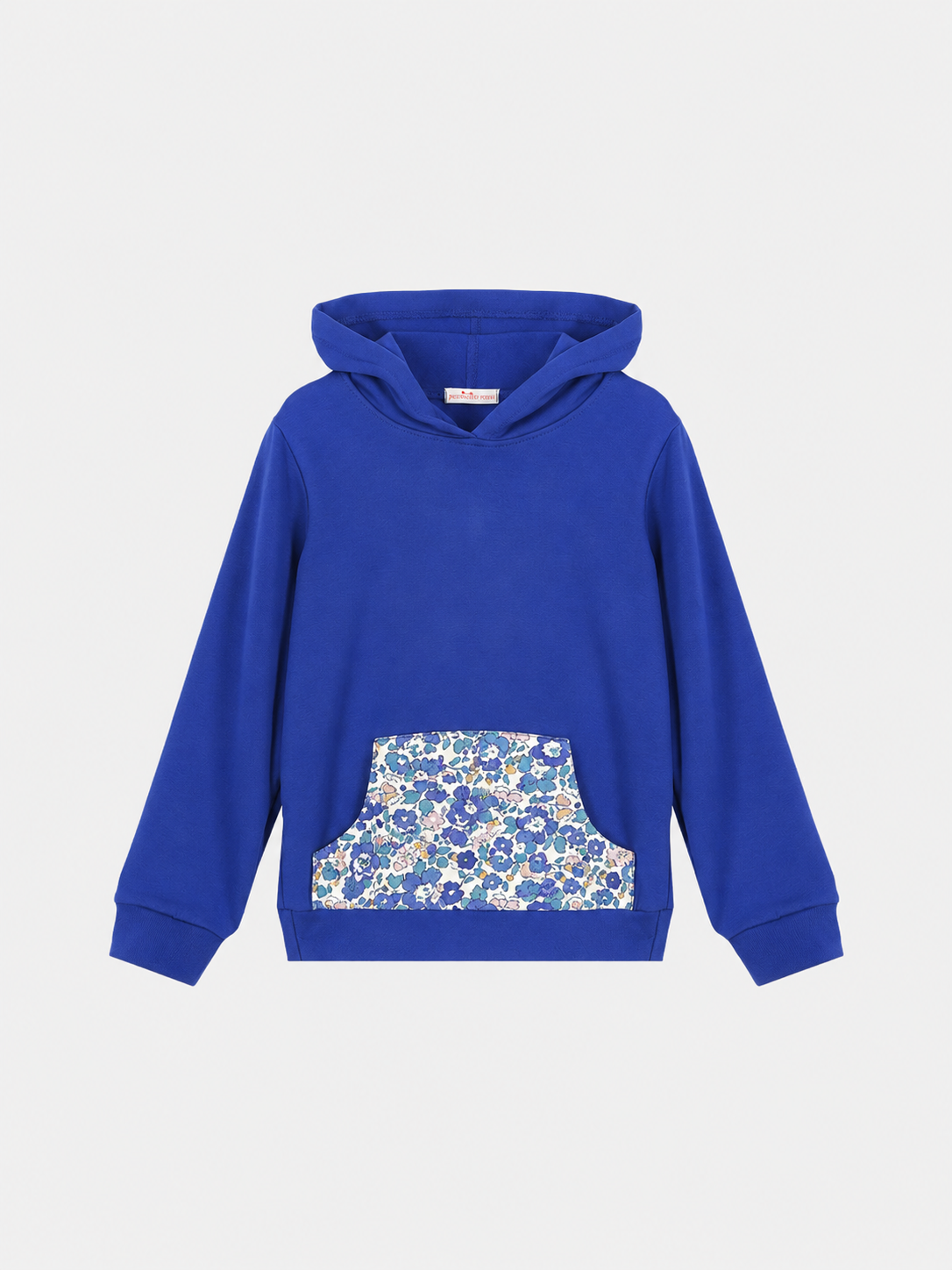 Felpa Cappuccio Bambina Cotone Royal