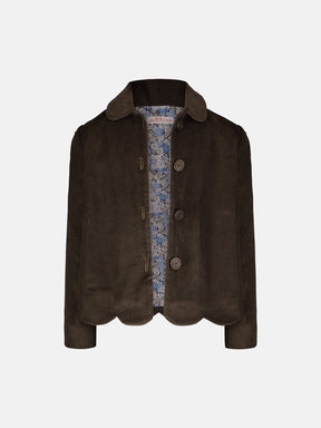 Giacca Velluto Olive