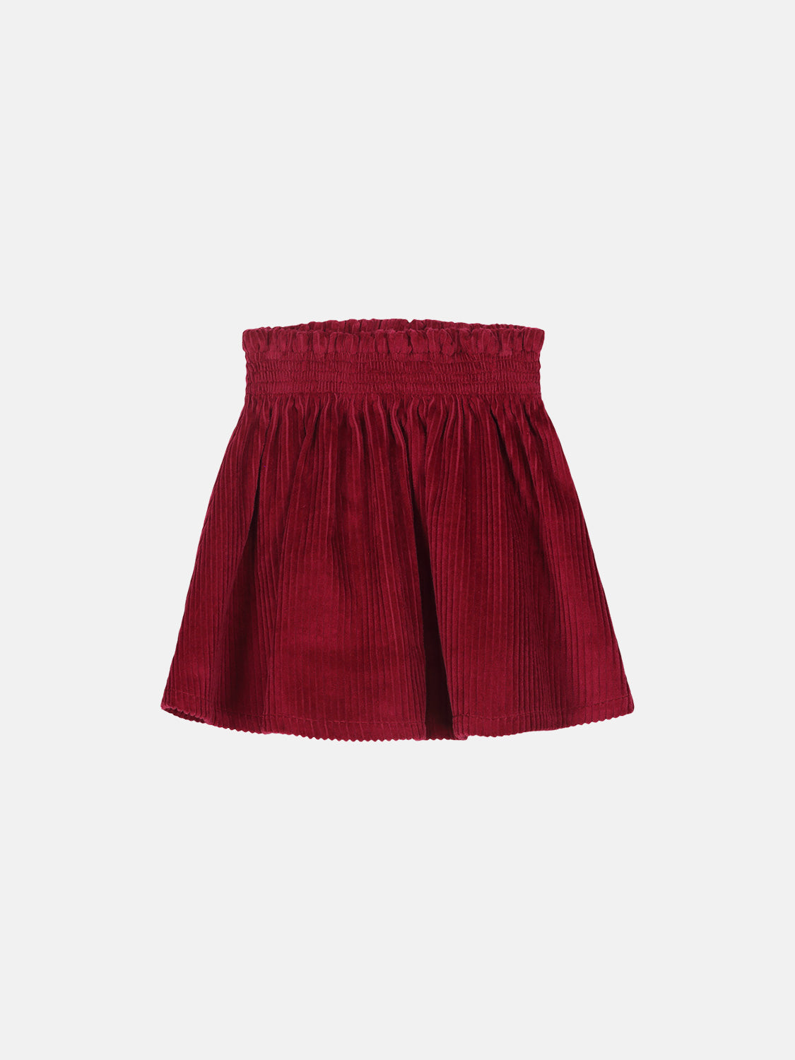 Gonna Bambina Velluto Rocciatore Fragola
