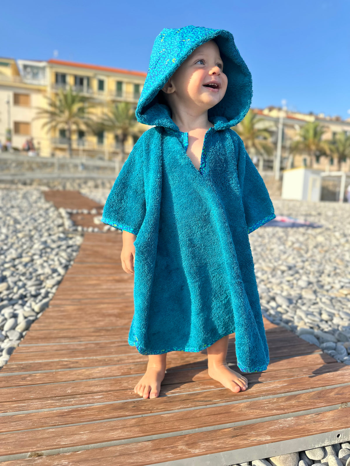 Poncho Liberty Pesciolini Fluo