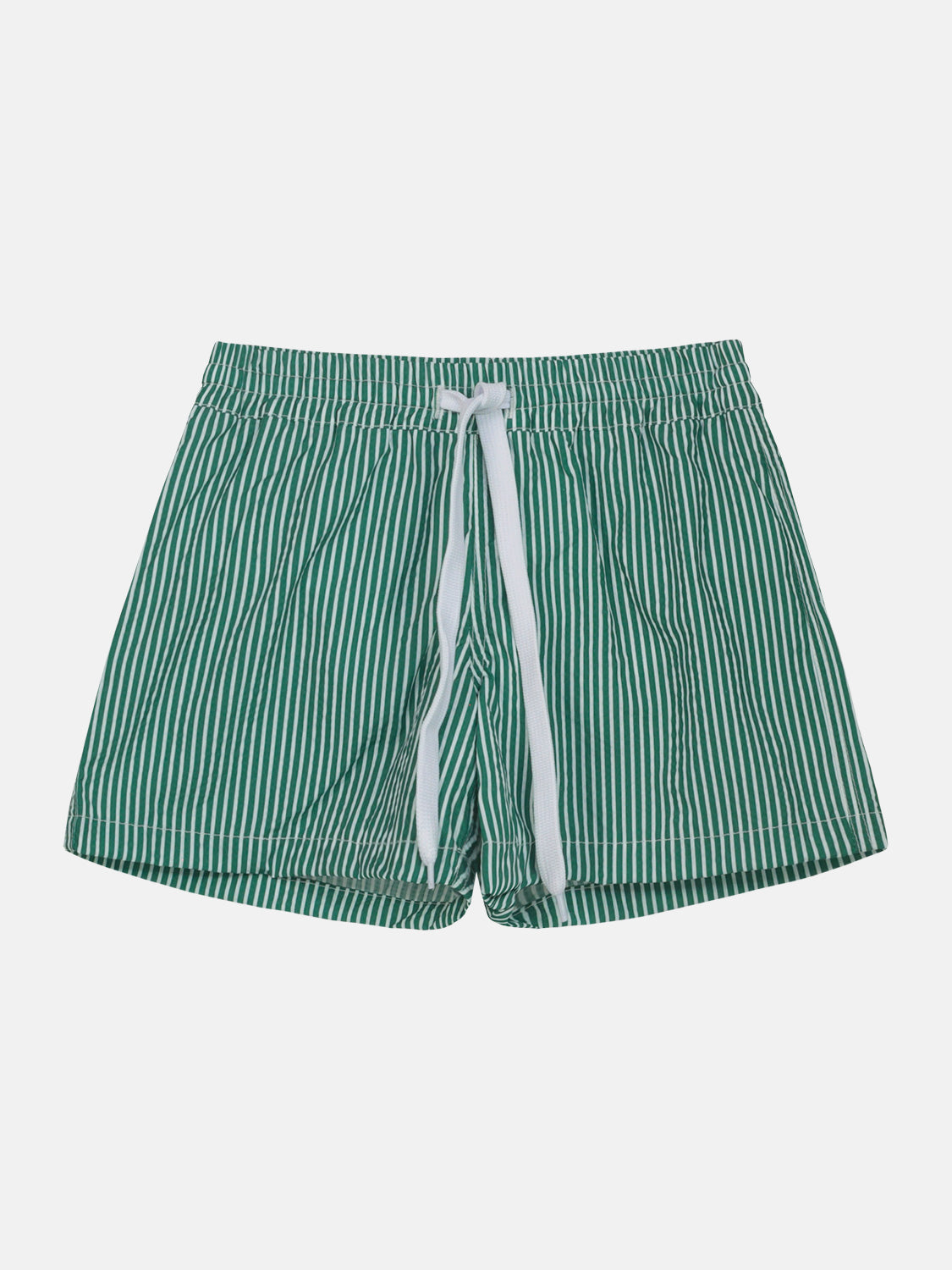 Costume Bambino Tessuto Tecnico a pantaloncino Seersucker Verde