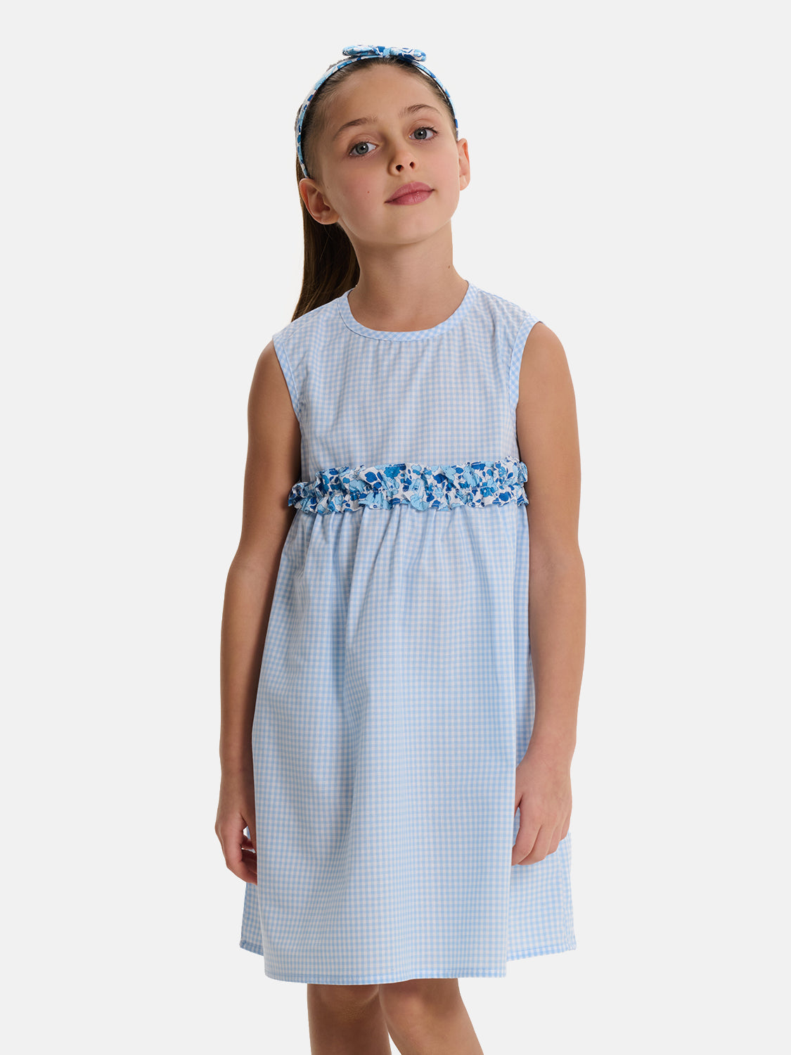 Abito Patchwork Rouche Centrale Liberty Betsy Celeste