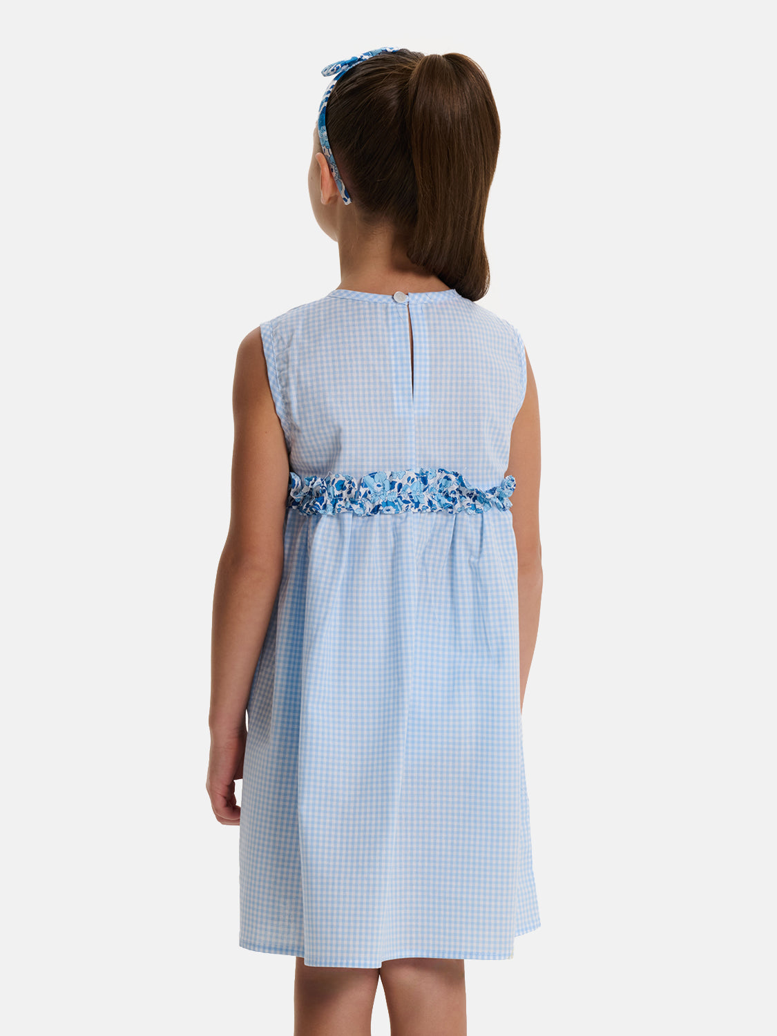 Abito Patchwork Rouche Centrale Liberty Betsy Celeste