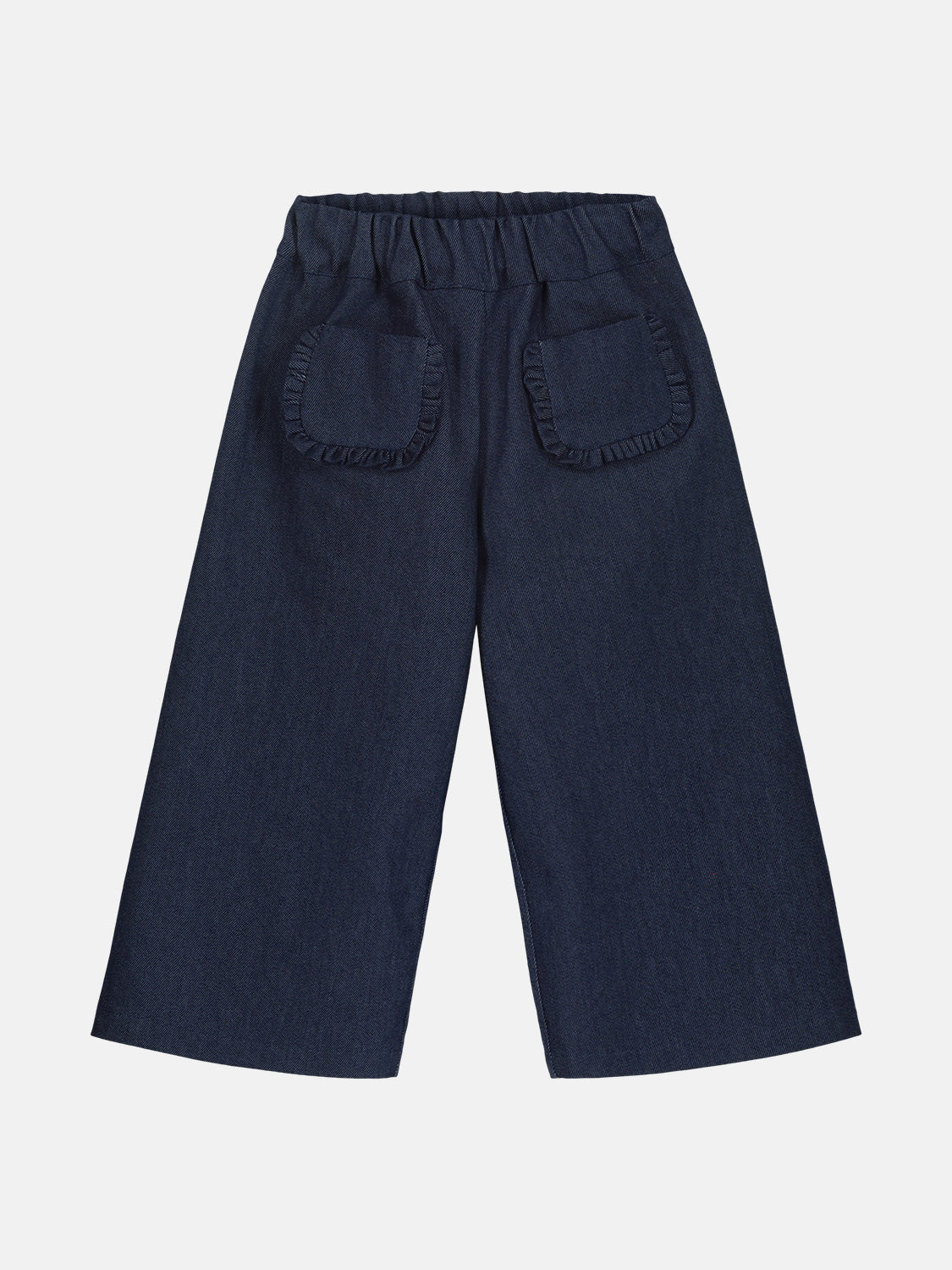 Pantalone Palazzo Jeans Navy