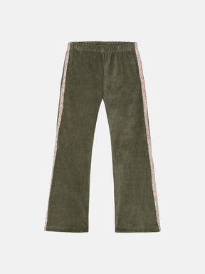 Pantalone Zampa Ciniglia Salvia