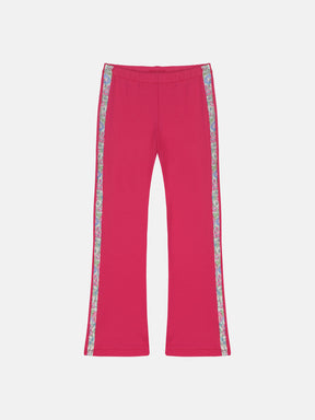 Pantalone Zampa Felpa Fuxia New