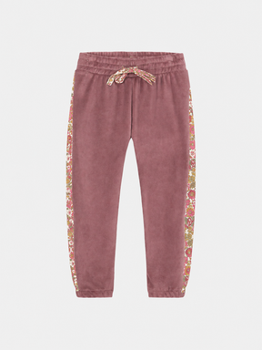 Pantalone Classico Bambina Ciniglia Mauve