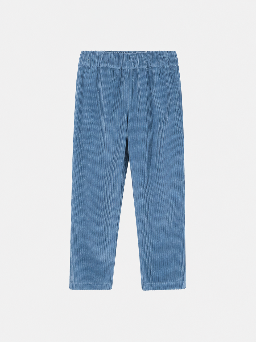 Pantalone Dritto Gender Free Velluto Rocciatore Cielo