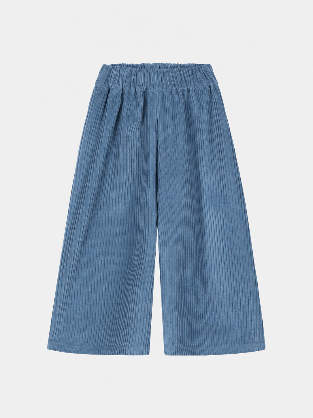 Pantalone Palazzo Bambina Velluto Rocciatore Cielo