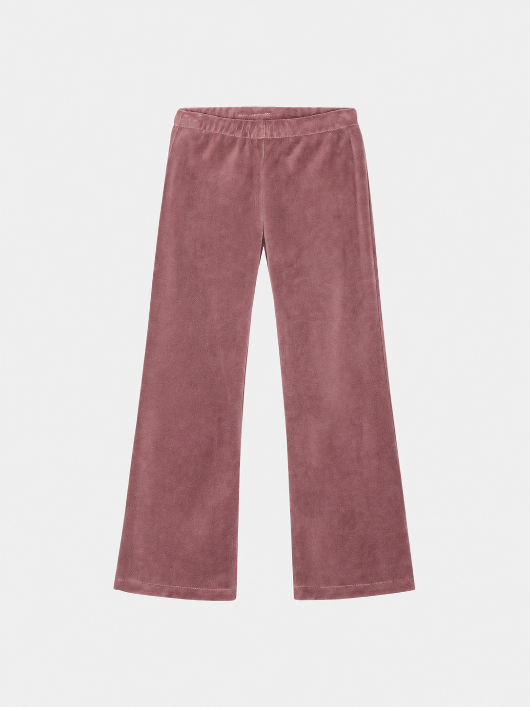 Pantalone Zampa Bambina Ciniglia Mauve