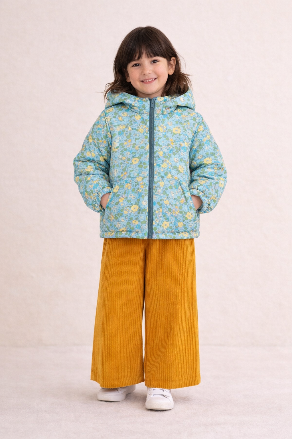 Piumino Liberty Gender Free Betsy Azzurro