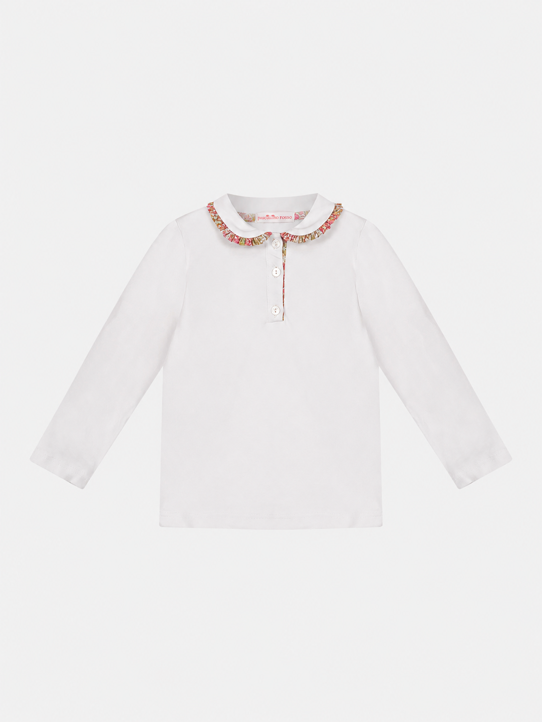 Polo M/Lunga Colletto Bambina Liberty Metallic Gold