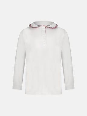 Polo M/Long Collar Poppy Fuchsia