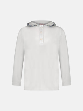 Polo M/Lunga Colletto Wiltshire Purple