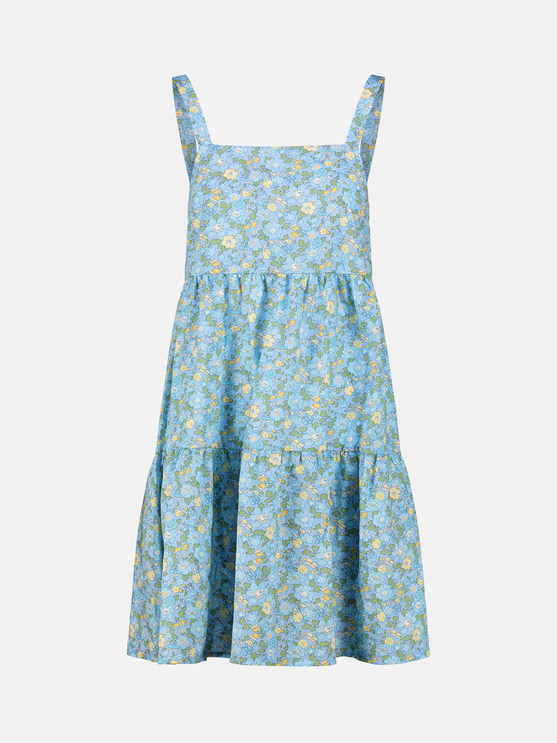 Prendisole Donna Balze Corto Liberty Betsy Azzurro