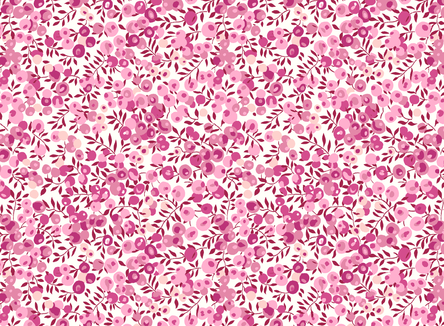 Bikini Donna Slip Brasiliana Fascia  Lycra Liberty Wiltshire Bud Fuxia