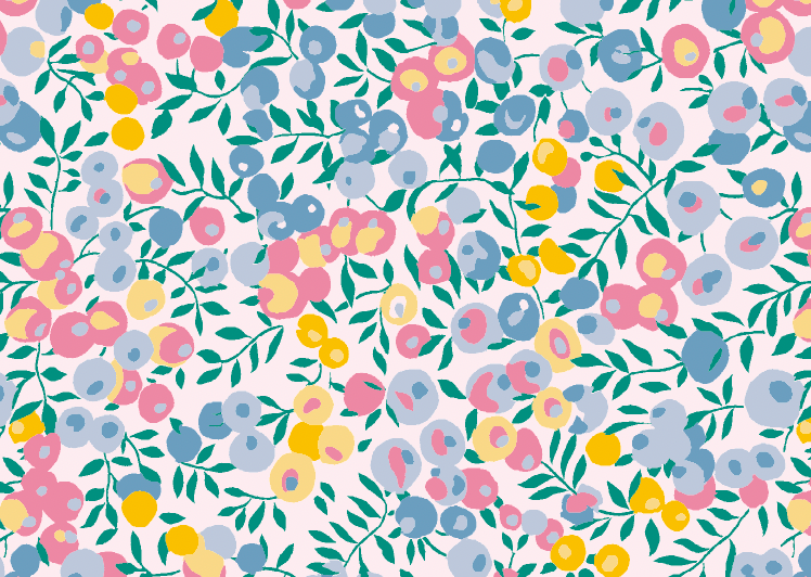 Bikini Triangolo Fisso Brasiliana Lycra Liberty Wiltshire Pastello