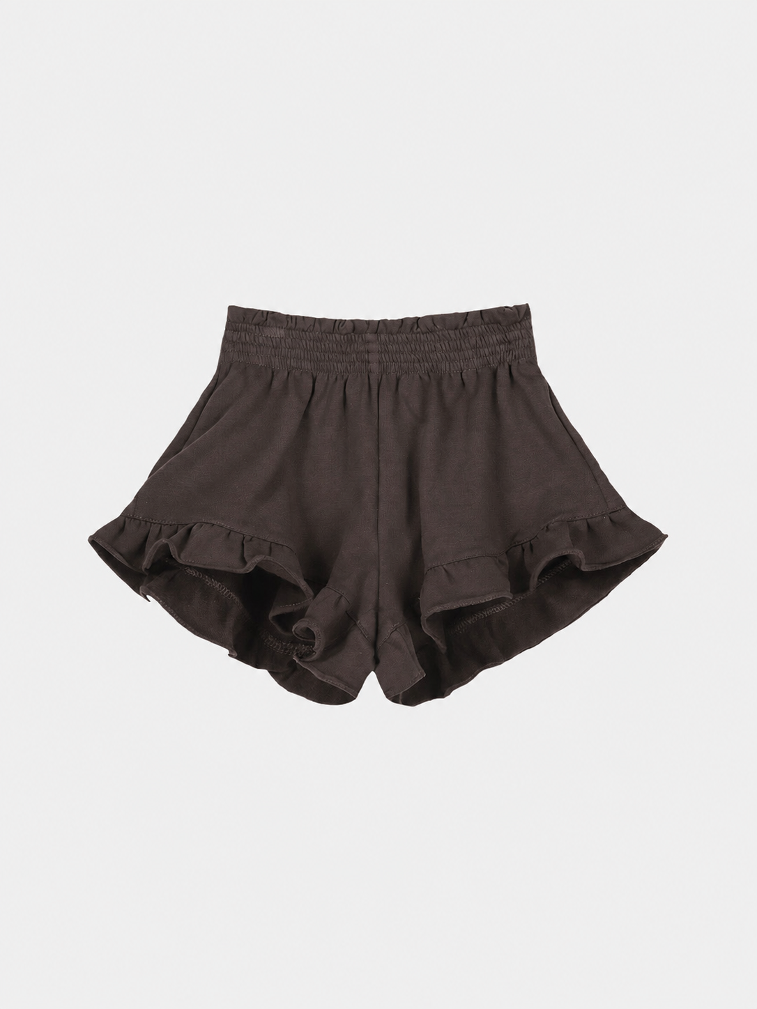 Shorts Farfalla Bambina Felpa Cotone Moro