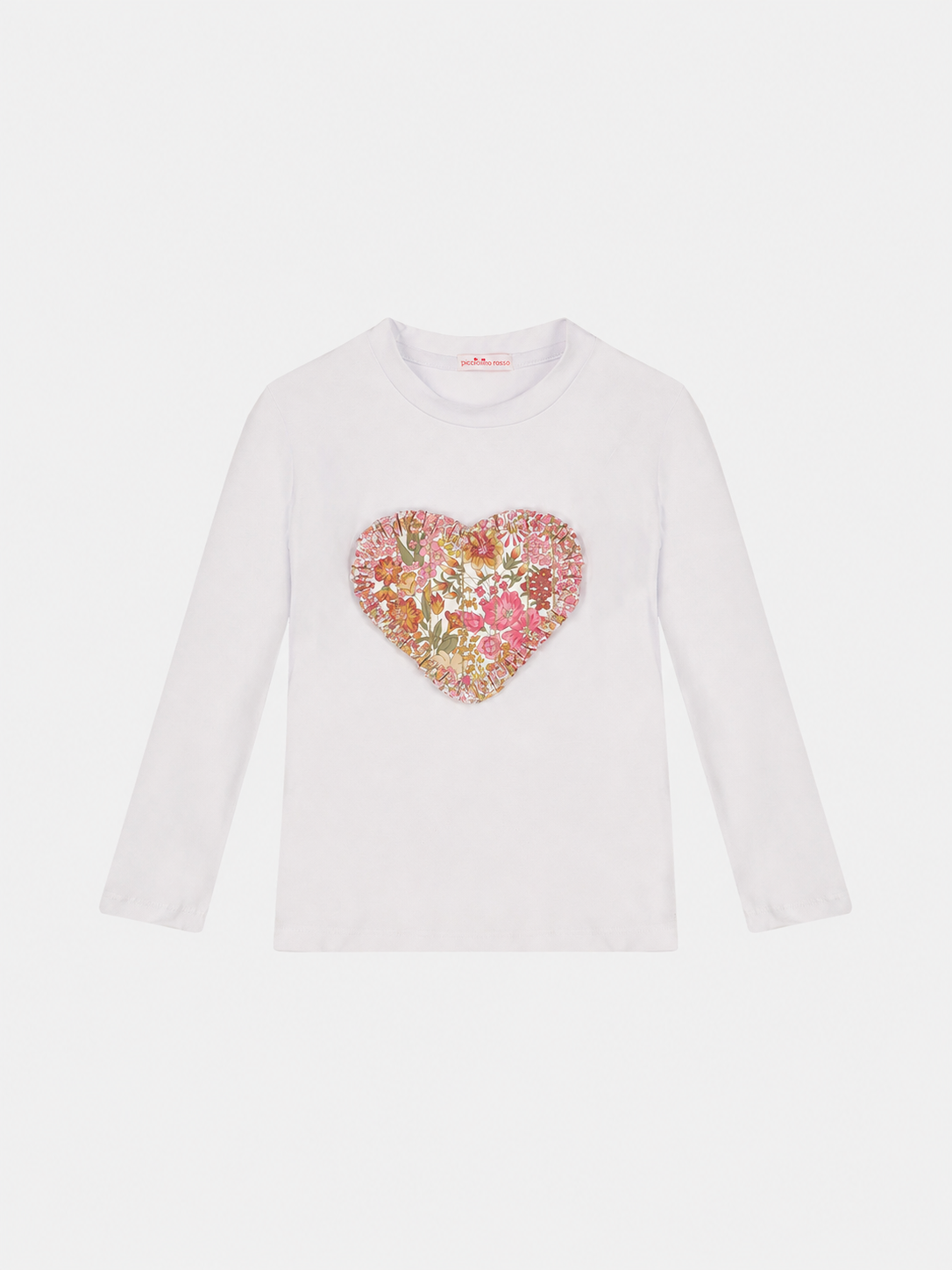 T-Shirt M/Lunga Cuore Bambina Liberty Metallic Gold