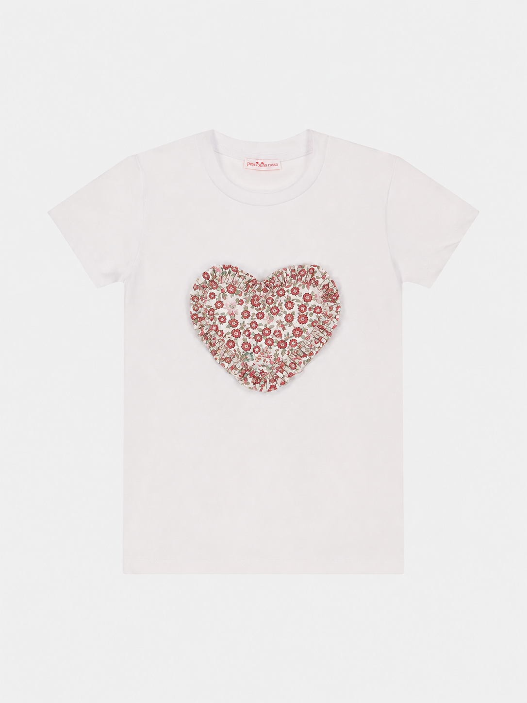 T-Shirt M/Corta Cuore Bambina Liberty Empress Prugna
