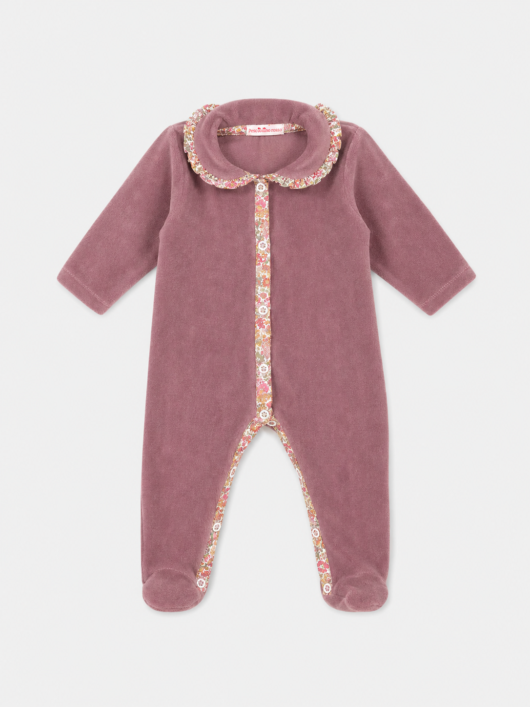 Tutina Neonata Ciniglia Mauve