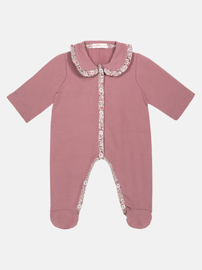 Tutina Neonata Felpa Old Purple
