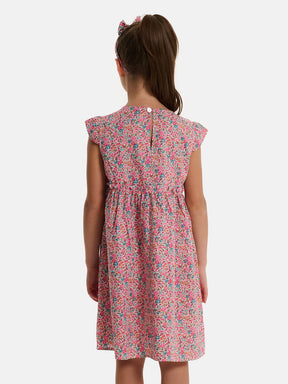 Abito Manica Aletta Liberty Emma Fuxia Petrolio