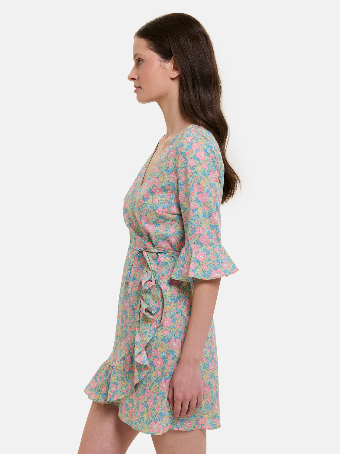 Abito Portafoglio Donna Liberty Betsy Verde Rosa
