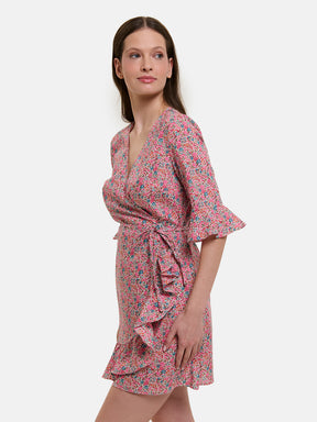 Abito Portafoglio Donna Liberty Emma Fuxia Petrolio