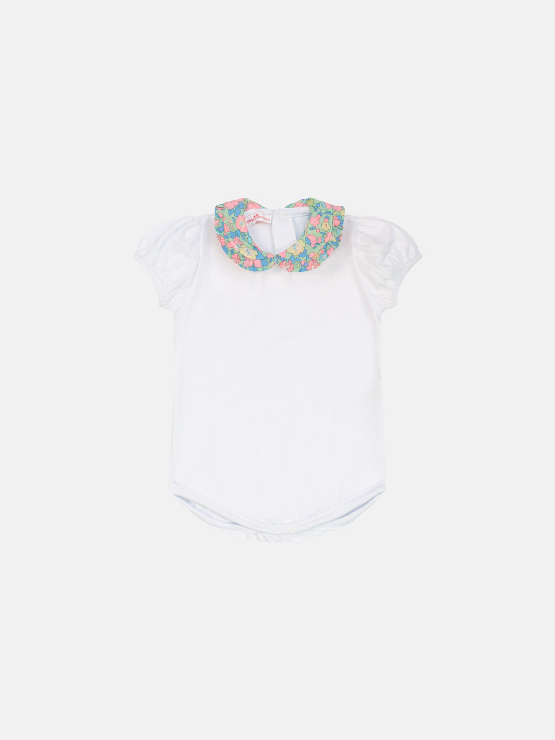 Body Colletto Liberty Betsy Verde Rosa