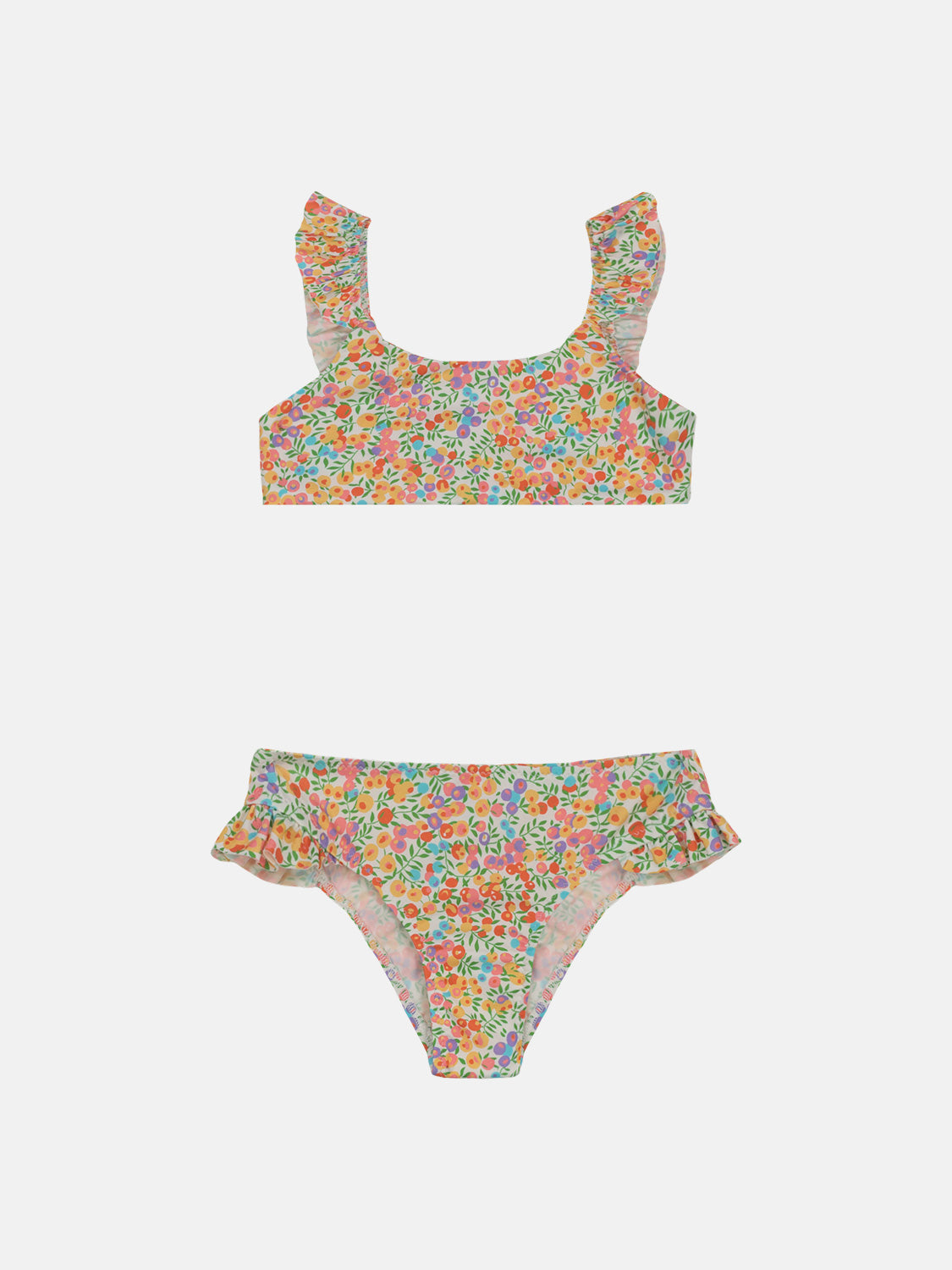 Bikini Bambina Slip Girogamba Liberty Wiltshire Arancio