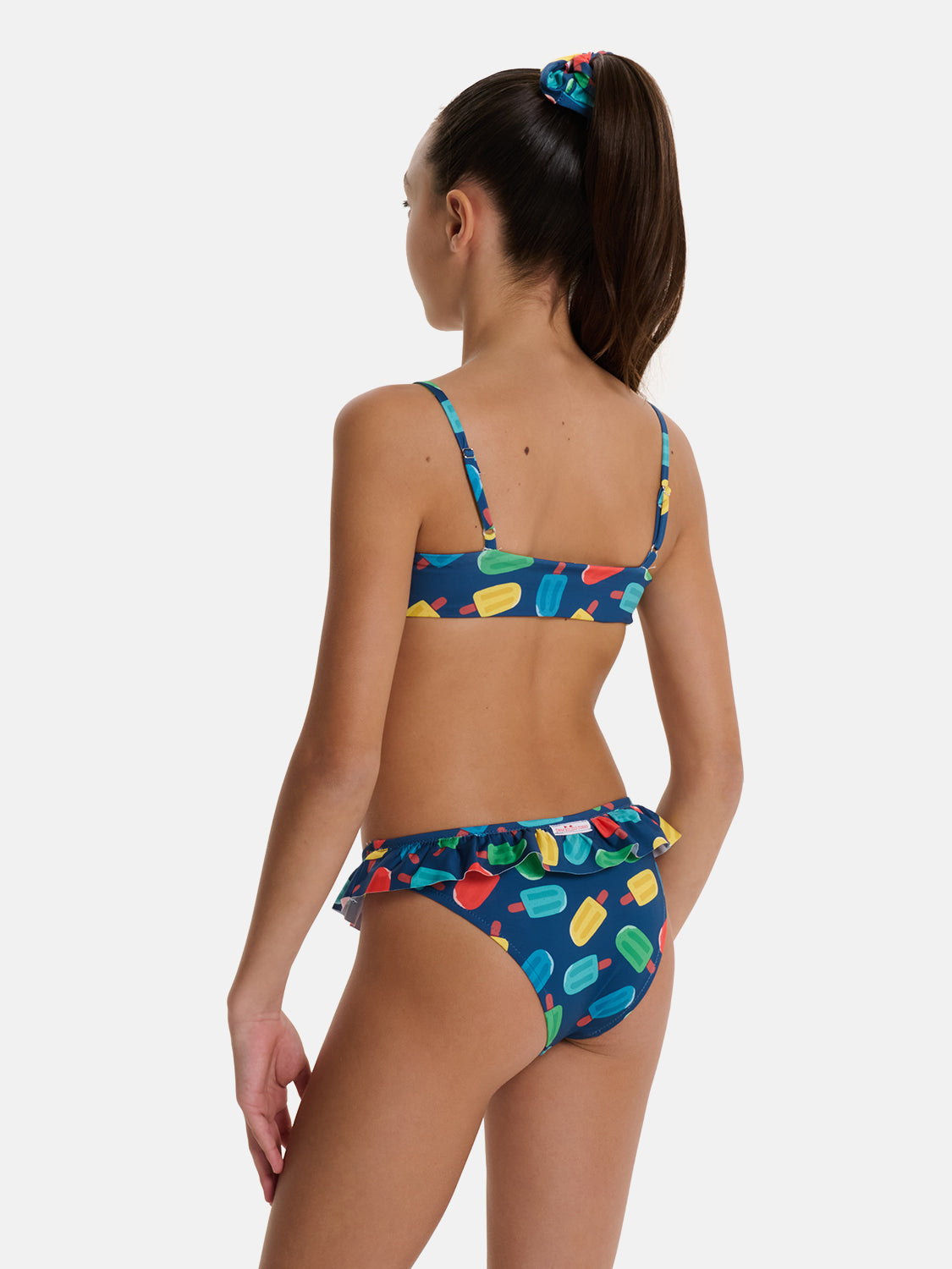 Bikini Bambina Slip Balza Gelatini Blu