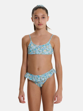 Bikini Bambina Slip Balza Liberty Betsy Azzurro