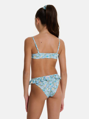 Bikini Bambina Slip Balza Liberty Betsy Azzurro