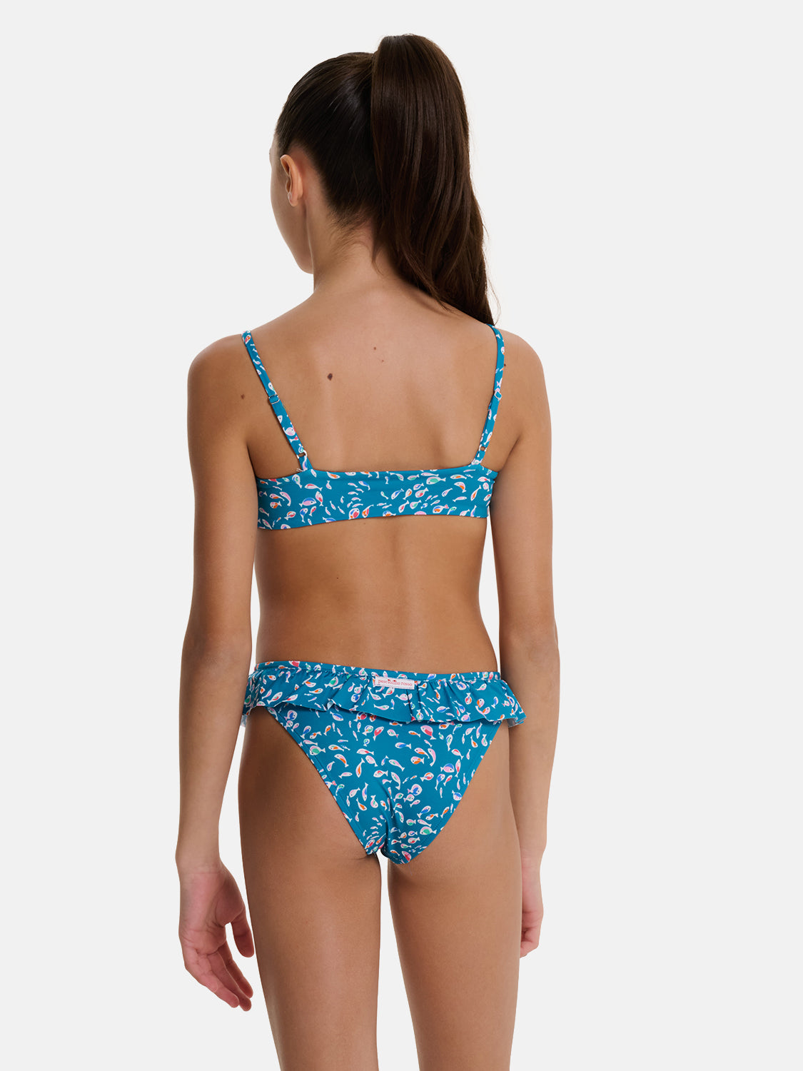 Bikini Bambina Slip Balza Liberty Pesciolini Ottanio