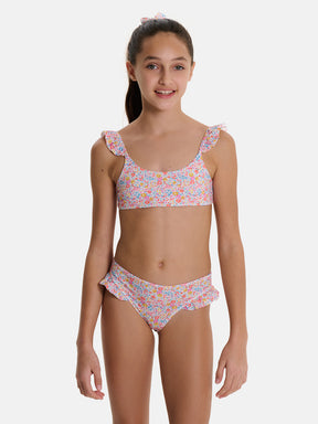 Bikini Bambina Slip Girogamba Liberty Emma Giallo