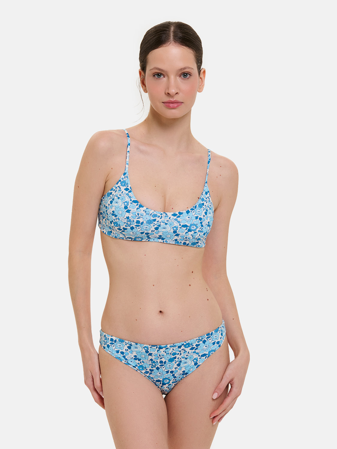 Bikini Donna  Slip classico Fascia Lycra Liberty Betsy Celeste