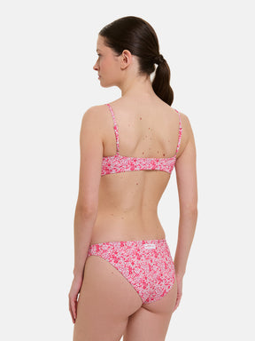 Bikini Donna  Slip classico Fascia Lycra Liberty Emma Lampone