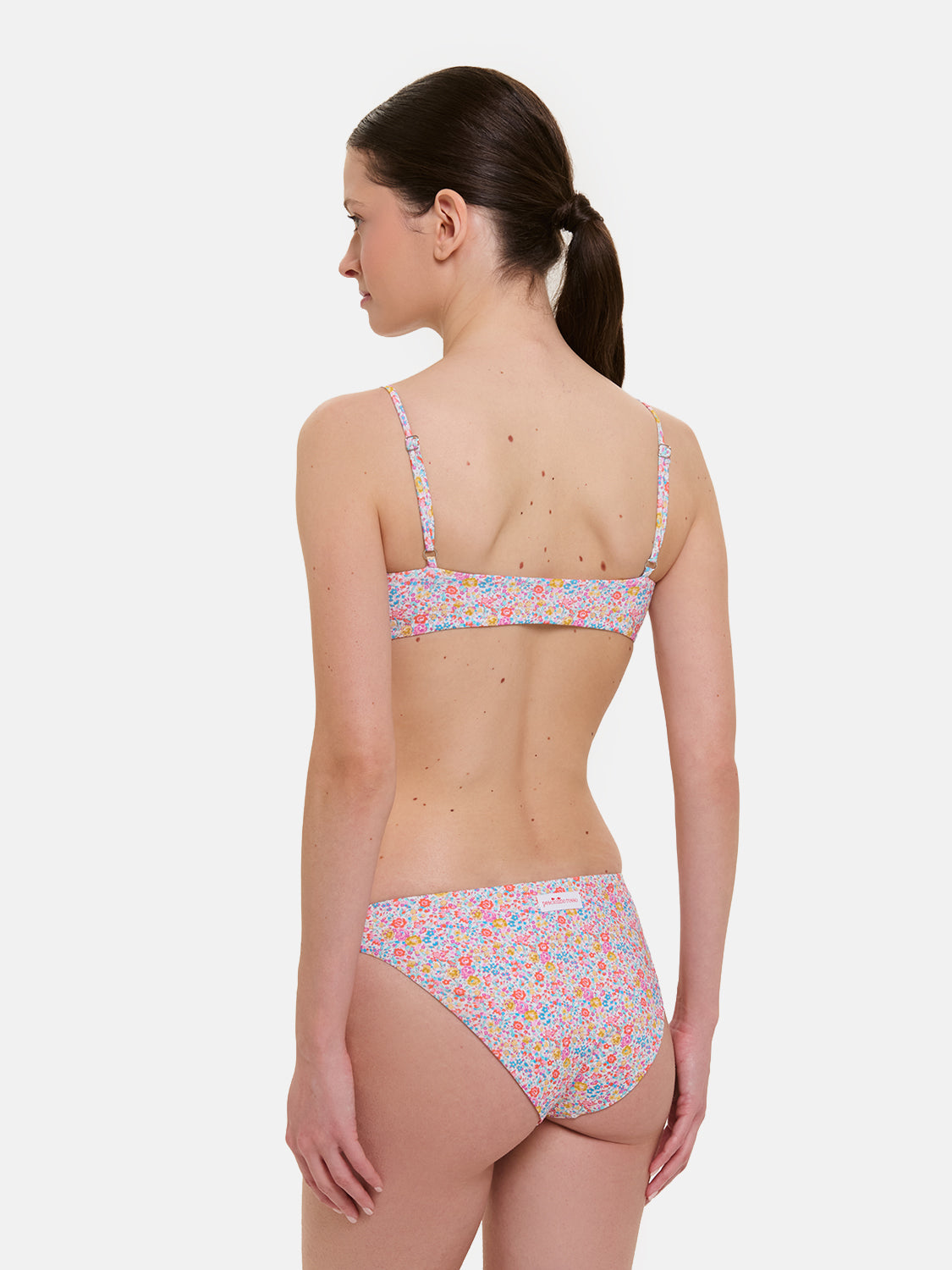 Bikini Donna Slip classico Fascia Lycra Liberty Emma Giallo