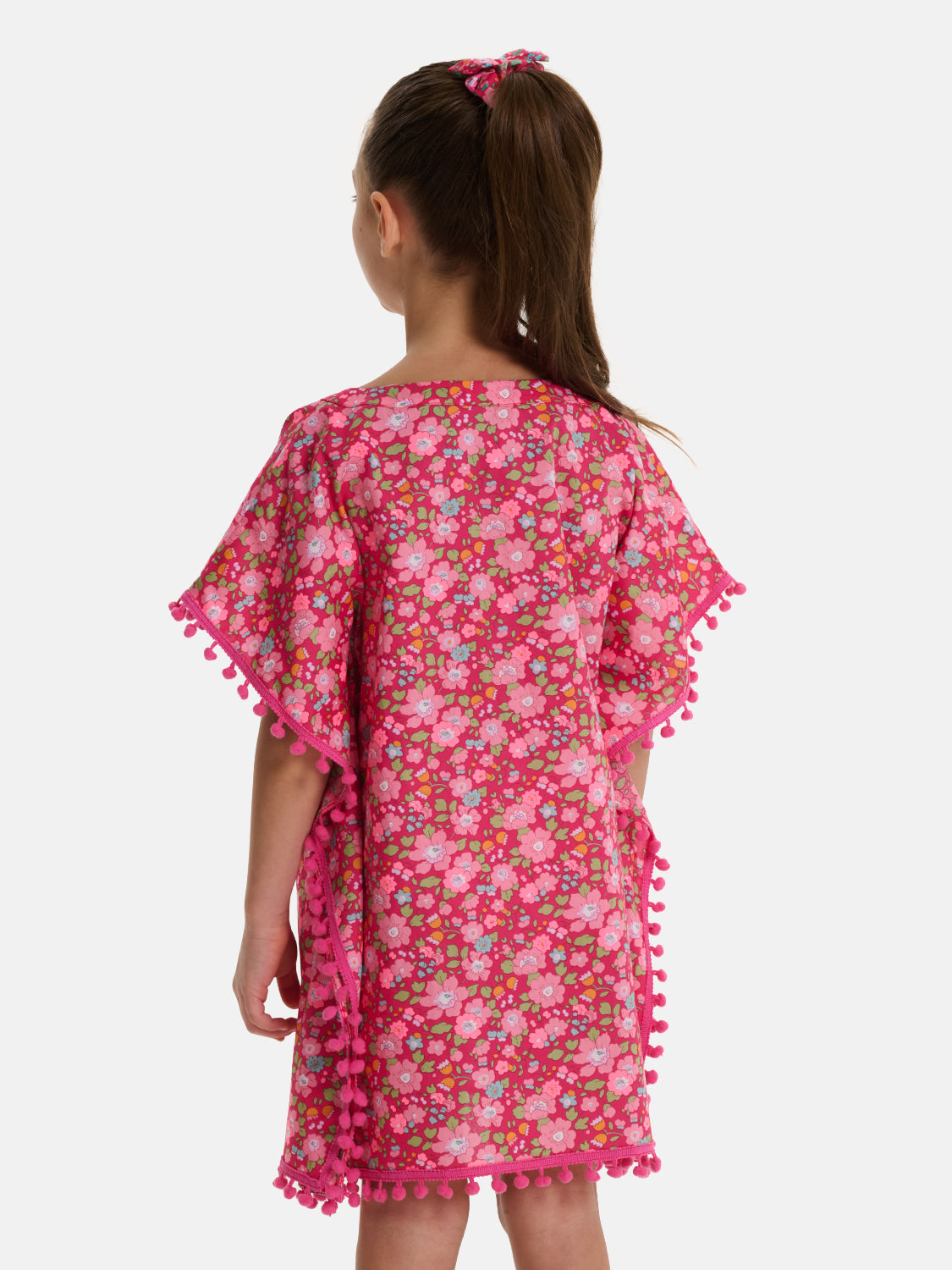 Caftano Poncho PonPon Liberty Betsy Lampone