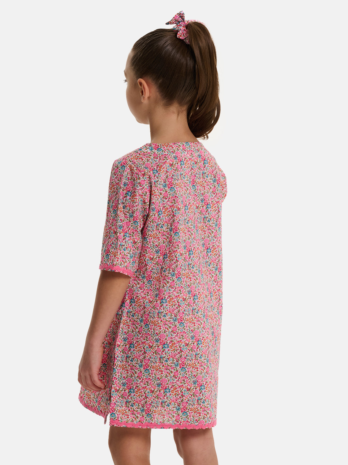 Caftano ZigZag Liberty Emma Fuxia Petrolio