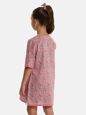 Caftano ZigZag Liberty Emma Fuxia Petrolio