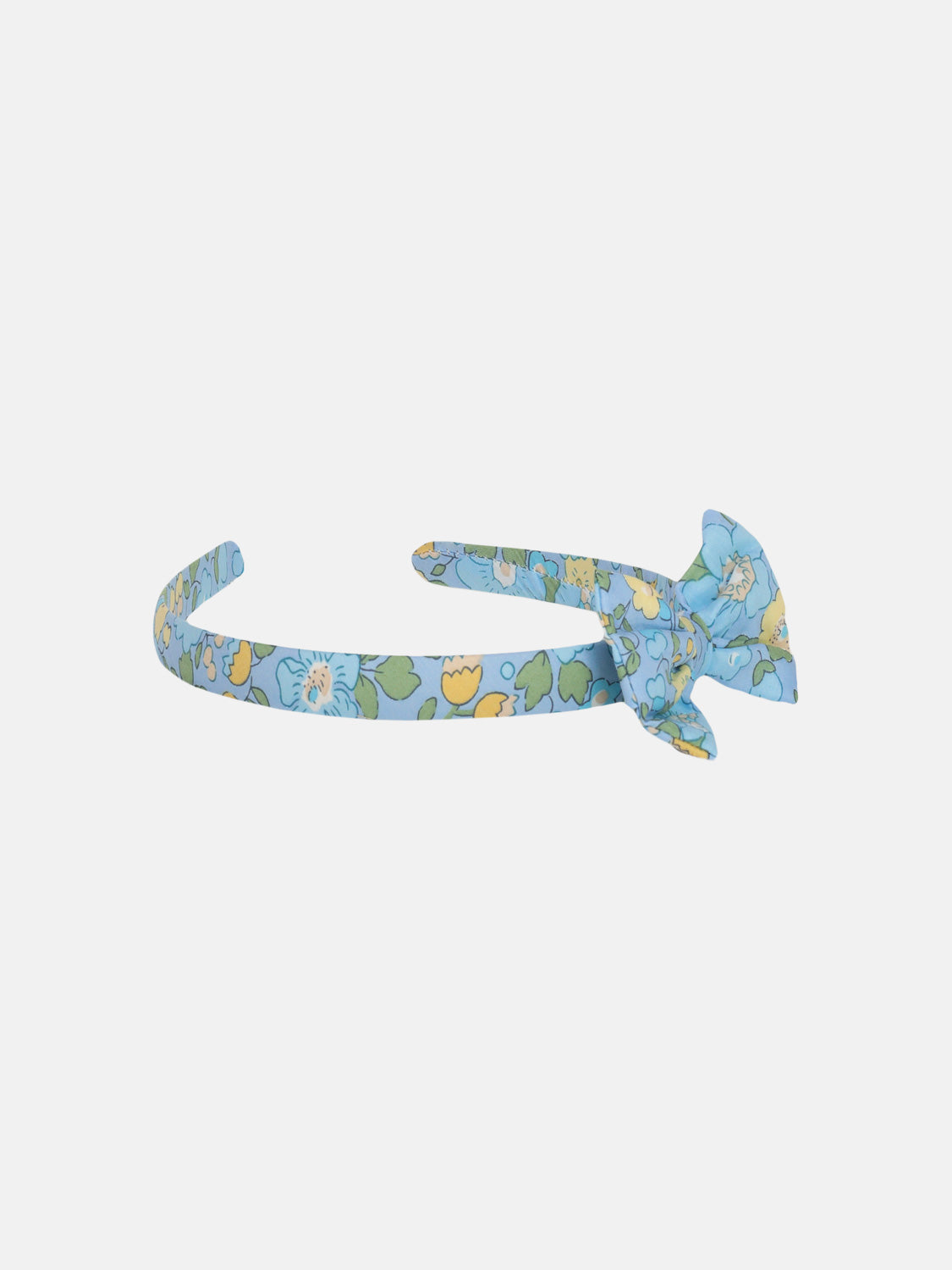 Cerchietto grande Liberty Betsy Azzurro