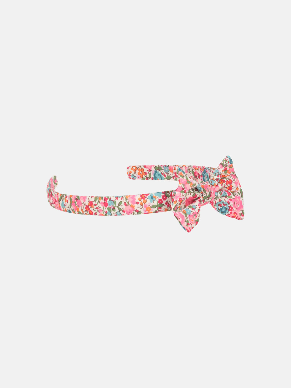 Cerchietto grande Liberty Emma Fuxia Petrolio