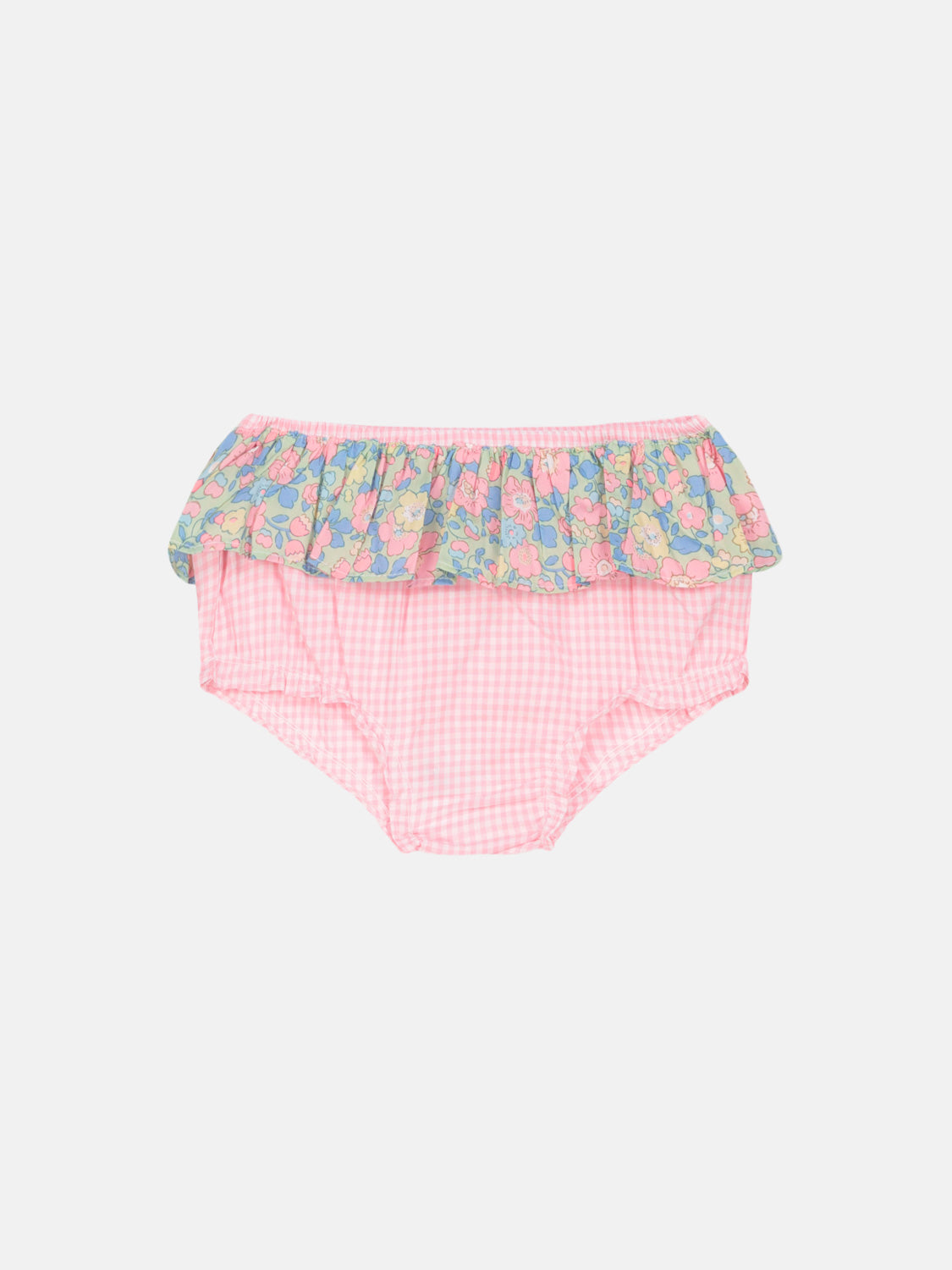 Copripannolino Patchwork Liberty Betsy Verde Rosa